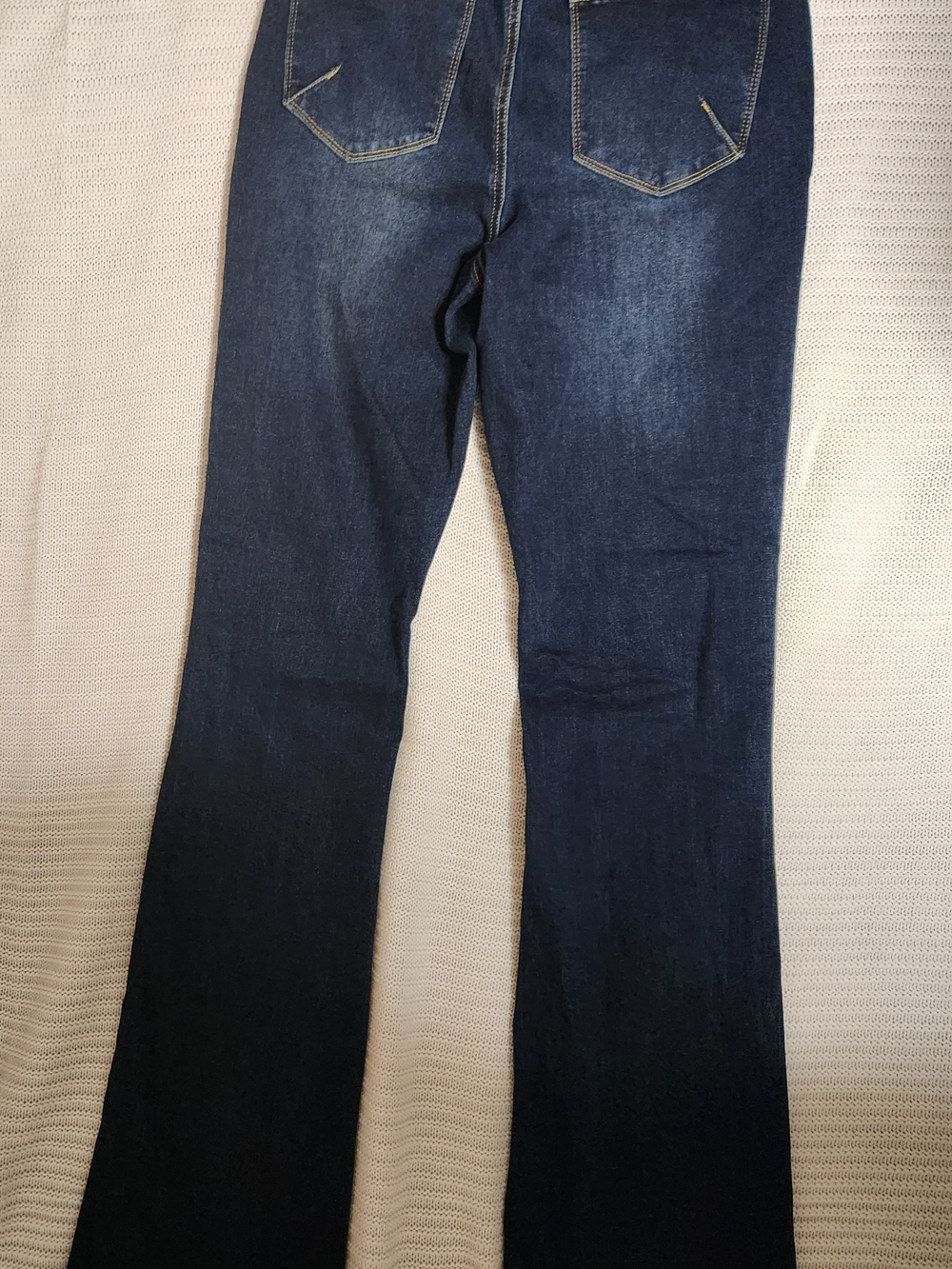 New York & Company Dark Blue Flare Jeans